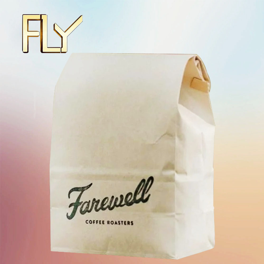 Recyclable Kraft Food Paper Bag for Grocery Sandwich Takeaway&Fast Food Packaging