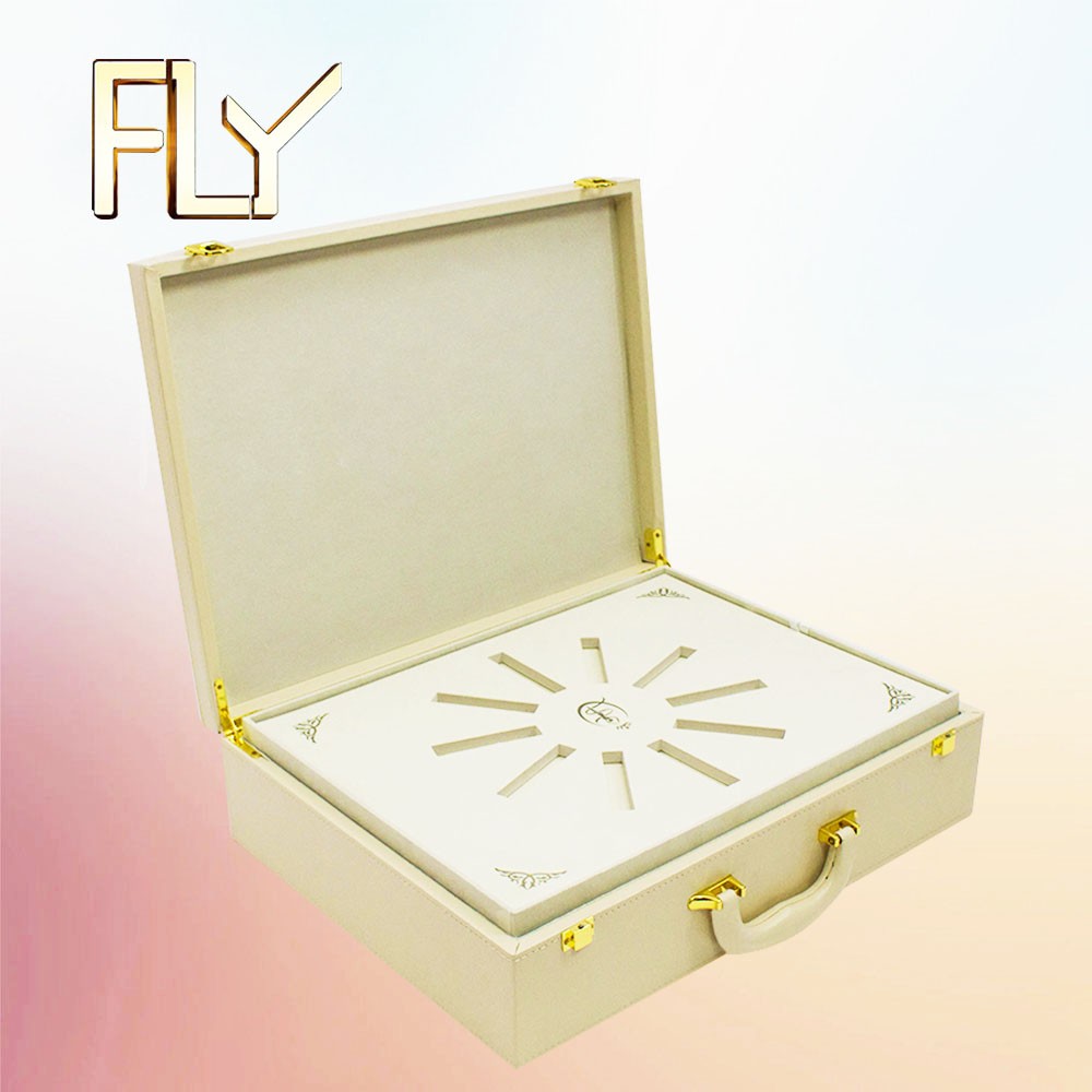 Gift Box PU Leather Packaging For Jewelry Cosmetics Skincare Craft Products