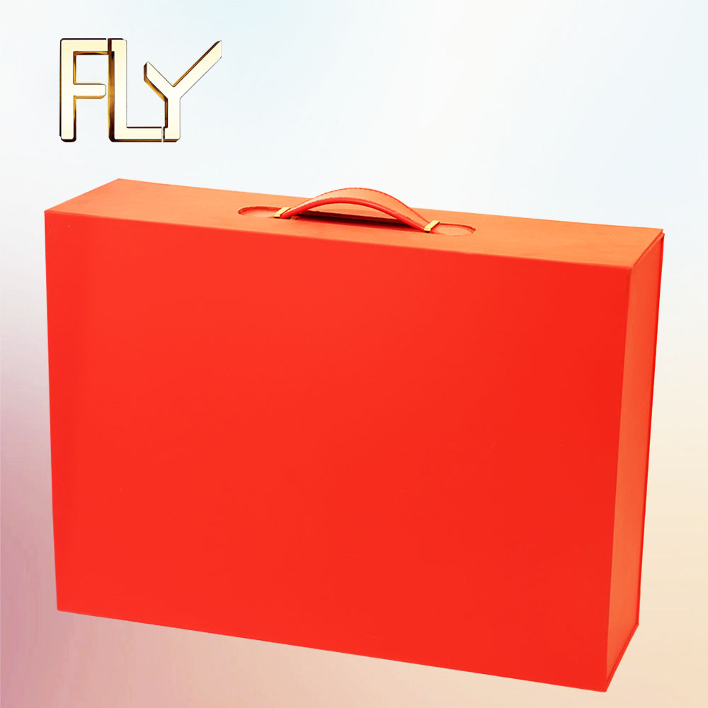 Premium Rigid Paper Suitcase Box Design for Gift  Clothing Bedding Packaging